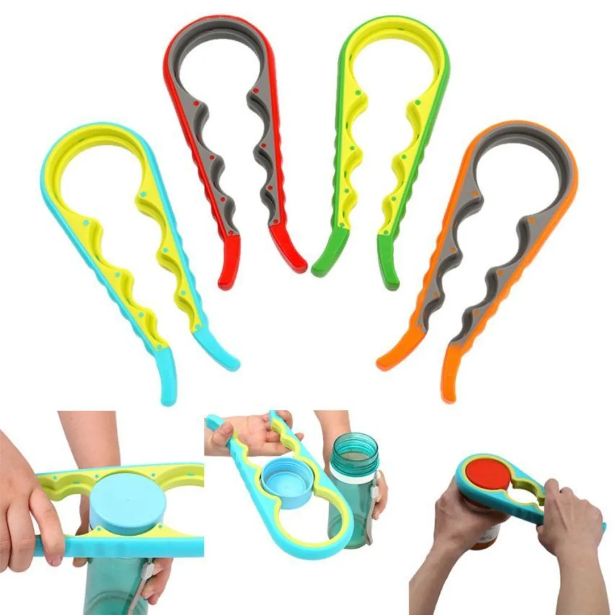 4 In 1  Bottle Cap Opener Wholesale Direct- 2 Pieces Set