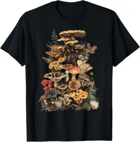 Aesthetic Goblincore Dark Cottagecore Mushroom Nature Lover T-Shirt