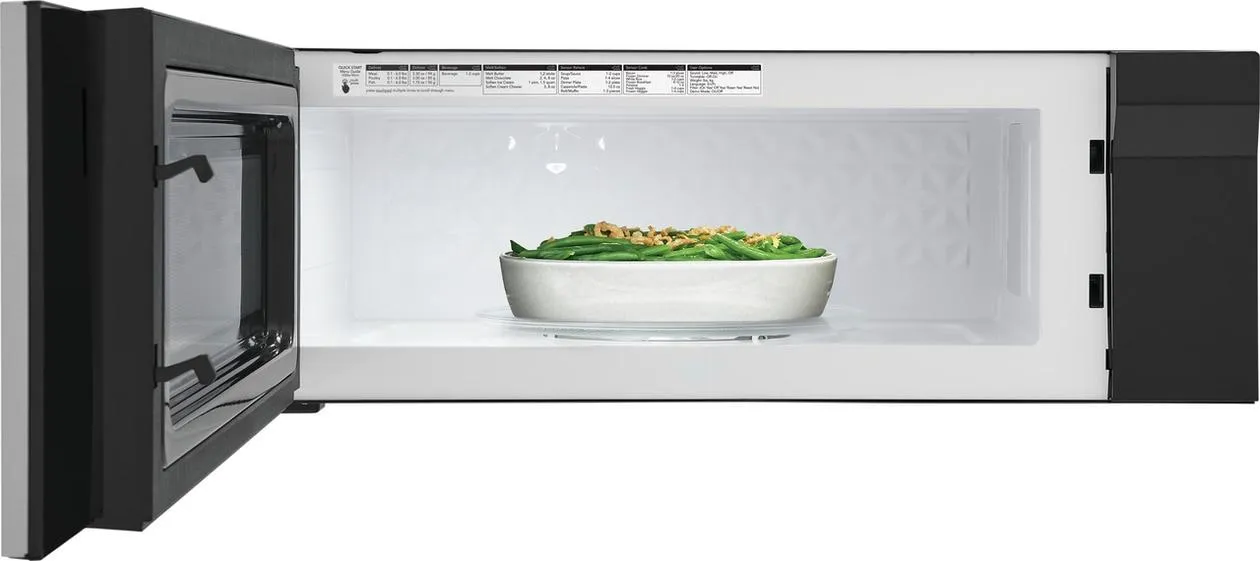 GMOS1266AF Frigidaire Gallery 1.2 Cu. Ft. Low-Profile Over-the-Range Microwave