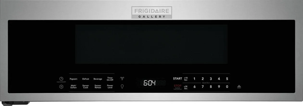 GMOS1266AF Frigidaire Gallery 1.2 Cu. Ft. Low-Profile Over-the-Range Microwave