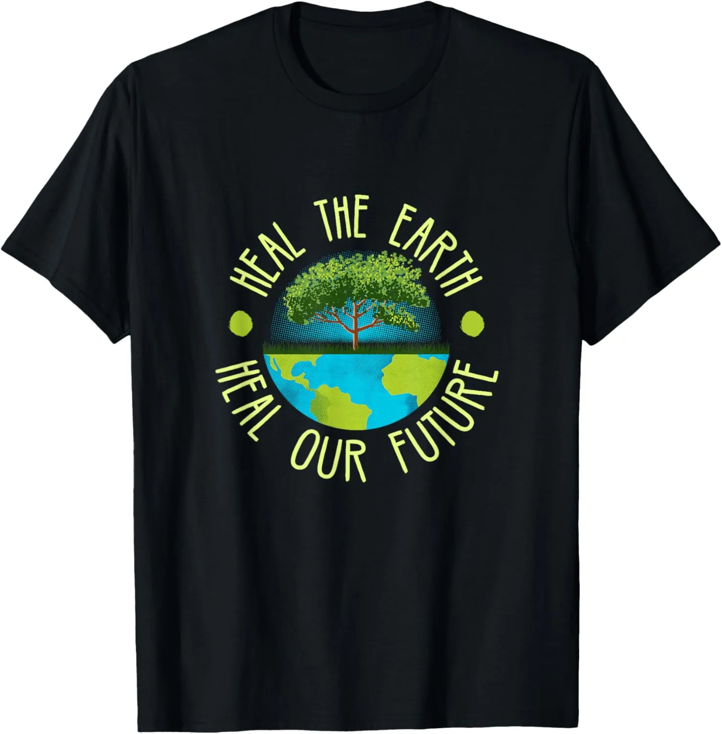 Heal The Earth Climate Change Wildlife Conservation T-Shirt