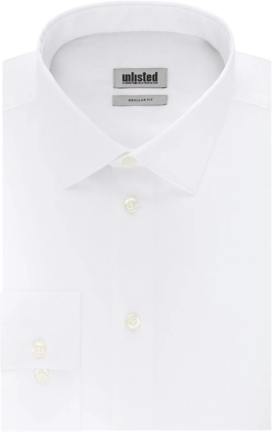 Kenneth Cole Unlisted Men's Regular Fit Solid Dress Shirt - Amazon Exclusive