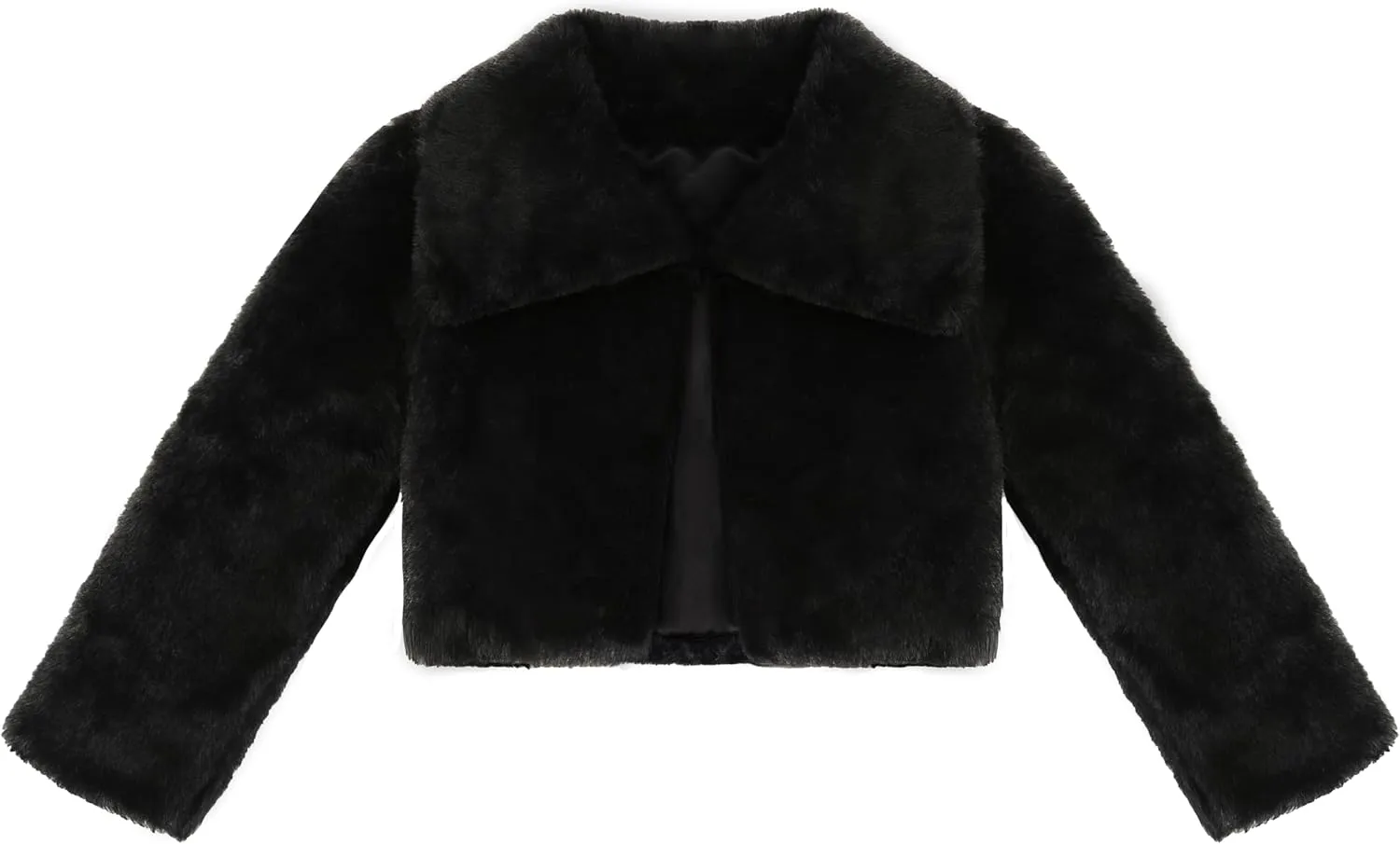Lilax Girls Cozy Faux Fur Bolero Jacket Shrug