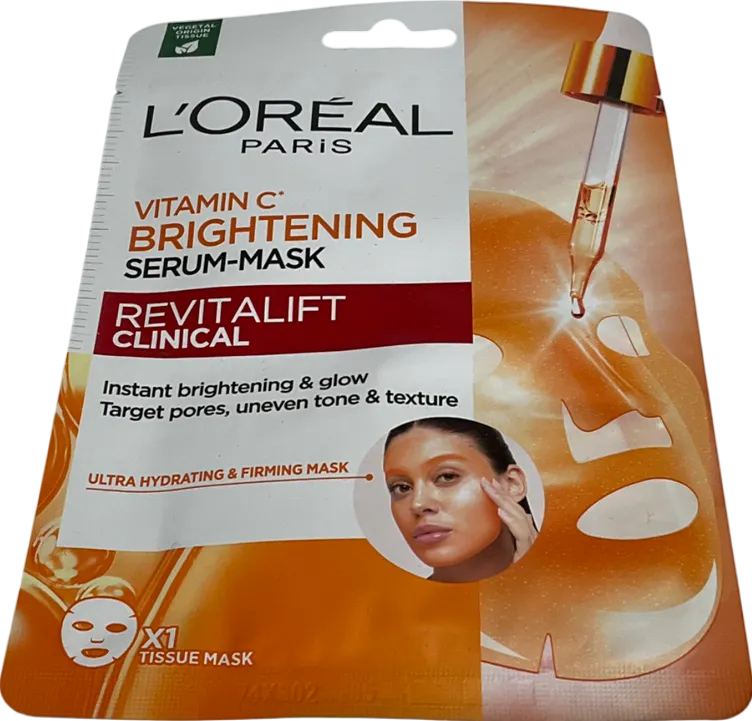 L'Oreal Instant Brightening Serum Mask Infused With Vitamin C And Salicylic Acid 26g