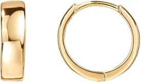 PAVOI 14K Gold Plated Sterling Silver Post Huggie Earrings - Small Hoop Earrings for Women