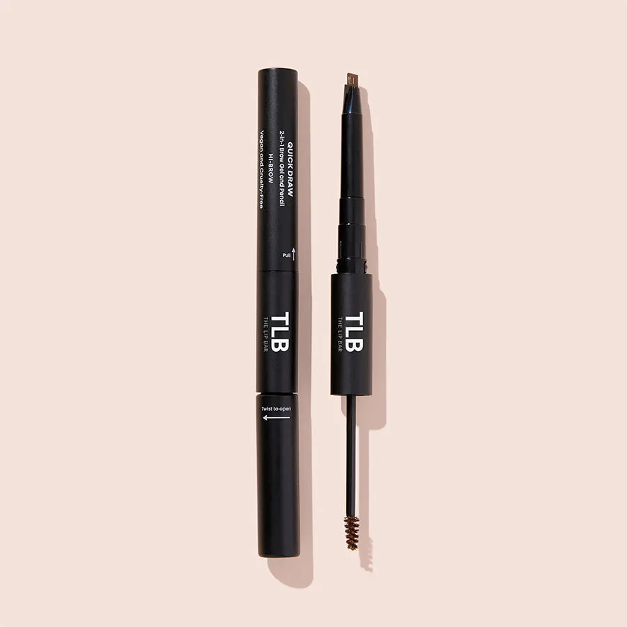 Quick Draw 2-N-1 Brow Gel and Pencil