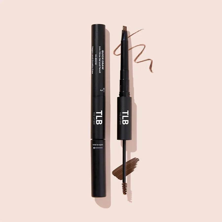 Quick Draw 2-N-1 Brow Gel and Pencil