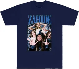 Zahide Vintage 90's Merch T-Shirts Crewneck Top Cosplay Women Men Hiphop Streetwear Short Sleeve Tee